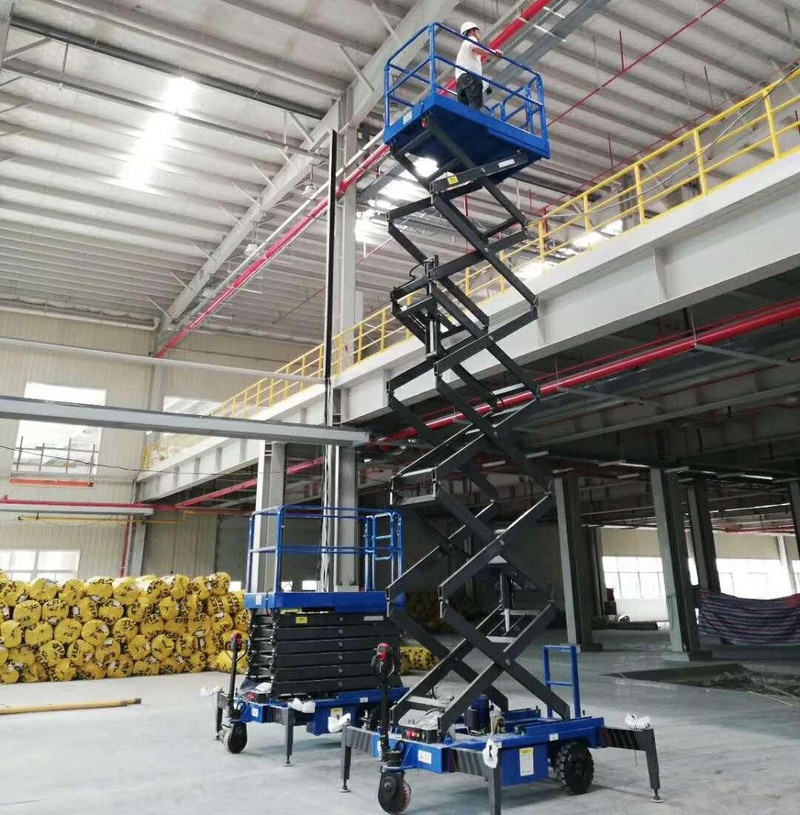 绵阳助力行走剪叉式高空作业平台
